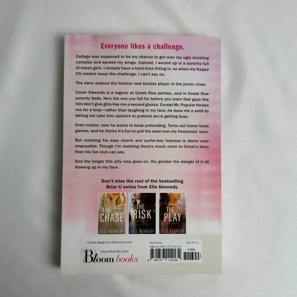 The Dare Elle Kennedy Bloom Books Paperback Briar U #4 Hockey Romance